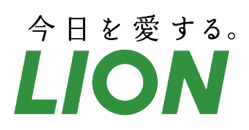 今日を愛する　LION　ロゴ